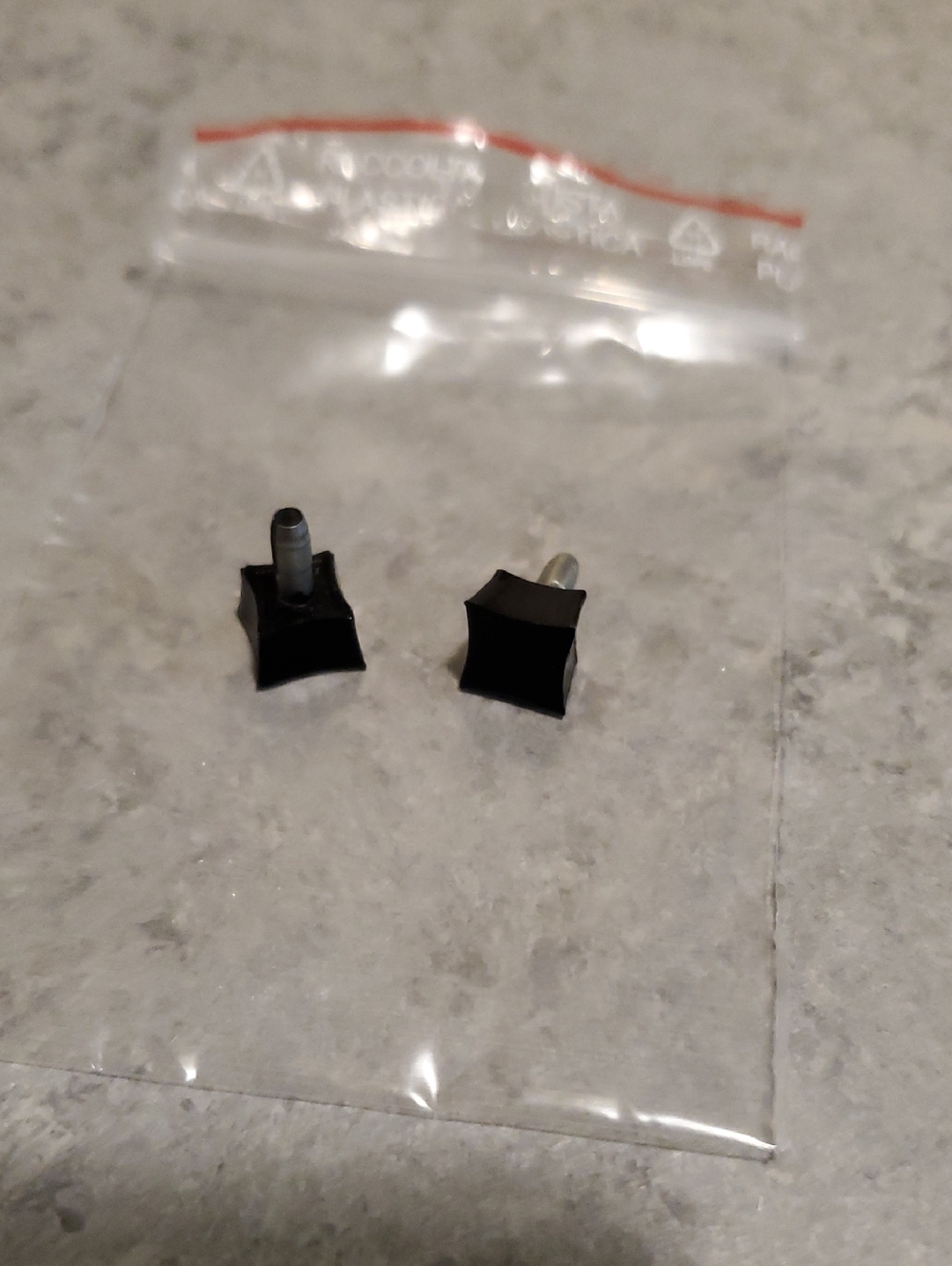 Gucci Black Stud Heel Caps